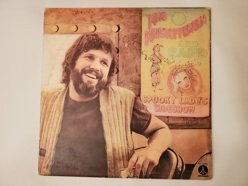 Kris Kristofferson and Band Spooky Lady's Sideshow vinyl record